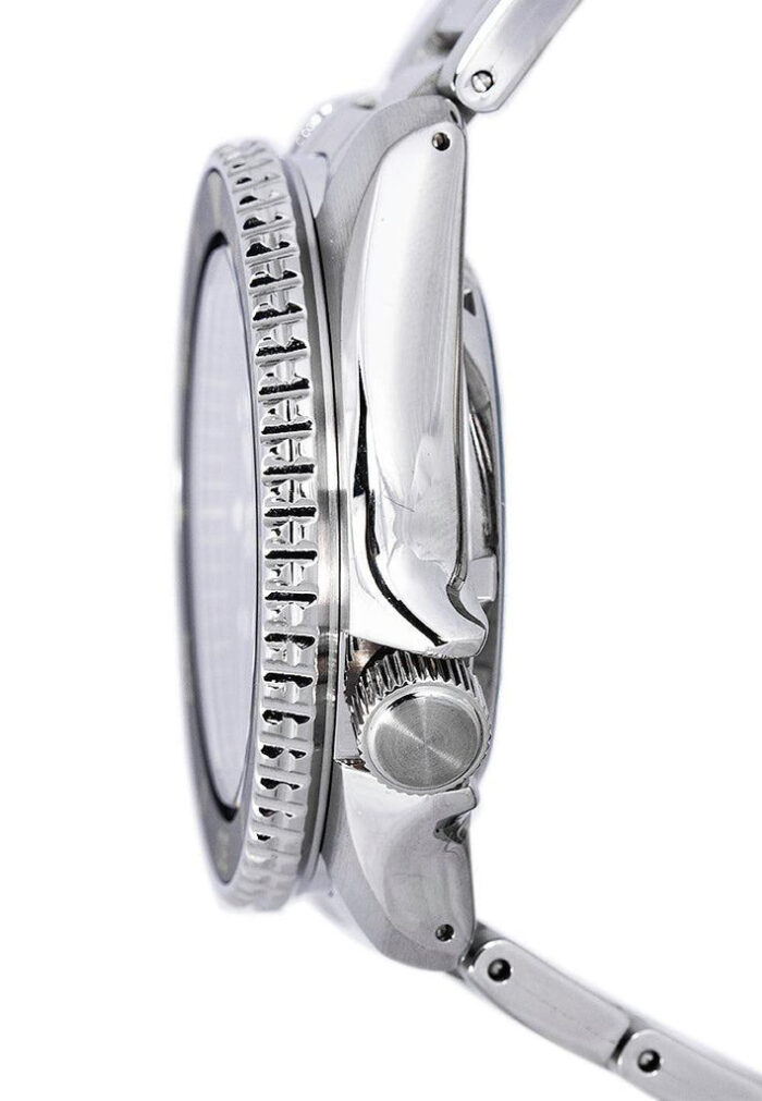 Seiko 5 Sports Automatic Black Dial Silver Steel Strap Watch For Men - SRPD57K1 - Image 9